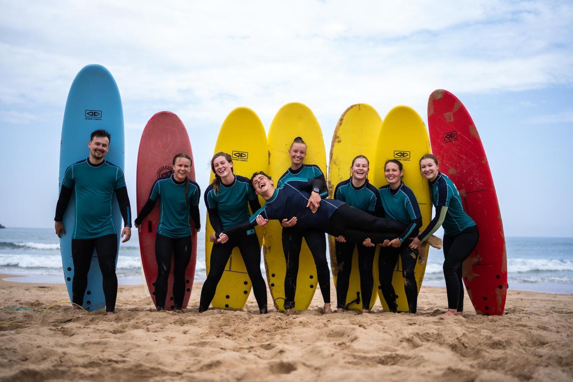 Liquid Surfhouse Hostel Langre  Exterior foto